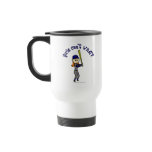 Light Blue Girls Softball Mug