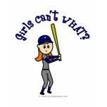 Light Blue Girls Softball Shirt