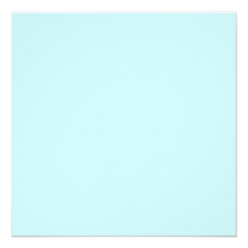 Light Blue Ice Cream Cone Invitation