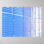 Light Blue Mesh Posters