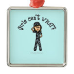 Light Blue Navy Girl Christmas Tree Ornament