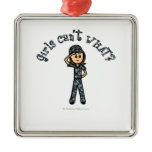 Light Blue Navy Girl Christmas Tree Ornament