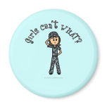 Light Blue Navy Girl Fridge Magnets