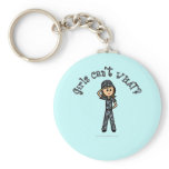 Light Blue Navy Girl Key Chain