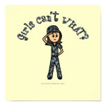 Light Blue Navy Girl Posters