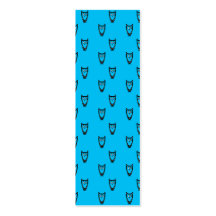 Light blue owl pattern business card