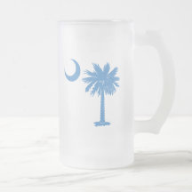 Light Blue Palmetto Mug