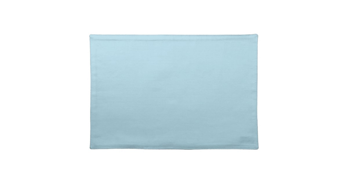 Light Blue Placemat Zazzle