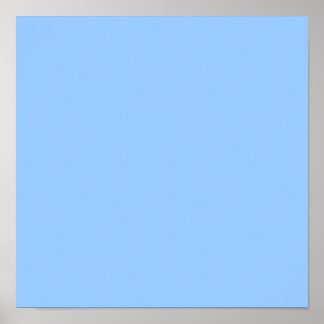 Light Blue Color Background Posters 