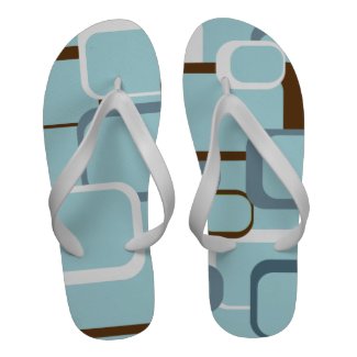 Light Blue Retro Squares