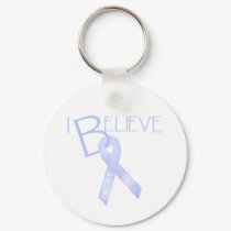 Light Blue Ribbon keychains