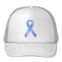 Light Blue Ribbon Trucker Hats