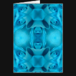 Light Blue Roses Card