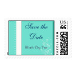 LIght blue ...save the date Postage Stamp