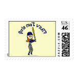 Light Blue Softball Stamp
