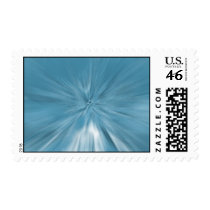 Light blue starry abstract stamps
