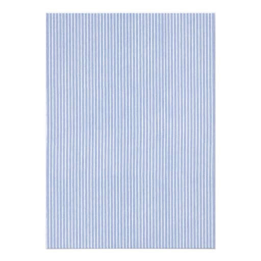 Light Blue Stripe Retirement Party Invitations