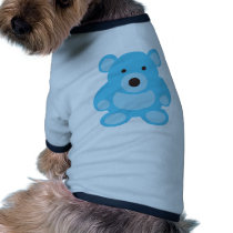 Light Blue Teddy Bear pet clothing