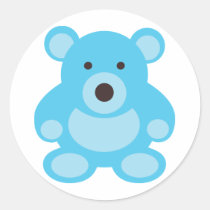 Light Blue Teddy Bear stickers