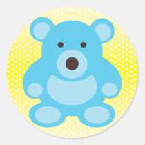 Light Blue Teddy Bear stickers