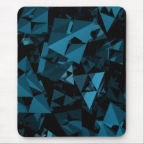 Light Blue Tetrahedron Mousepad mousepads