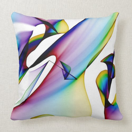 Light blue Two sided Abstract Pillow Designs mojo_throwpillow