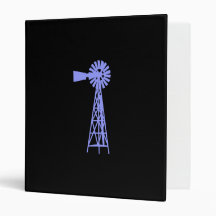 Light Blue Windmill.png 3 Ring Binder