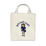Light Blue Womens Football Bag