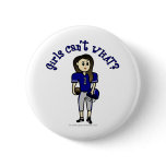 View more Light Blue Womens Football Buttons personalized gift ideas for girls Light Blue Womens Football Buttons