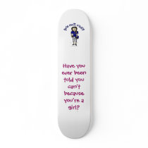 Light Blue Womens Football skateboards