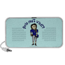Light Blue Womens Football Travelling Speaker