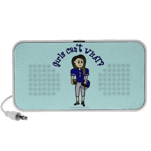 Light Blue Womens Football Travelling Speaker