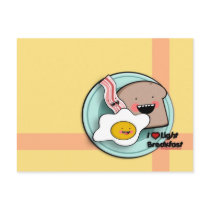 light breakfast postcards by GraphicsToys light breakfast postcards