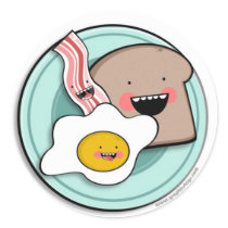 light breakfast stickers by GraphicsToys light breakfast stickers