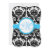 weddings, damask, aqua, swirls, chic, vintage,