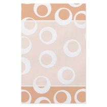 Light Brown and White Circles Pattern. Flyer Design