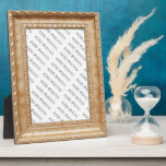 Light Brown Friendship Wood Frame Add Photo Plaque