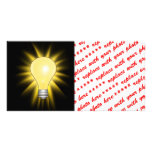 Light Bulb - Dim The Lights Photo Card