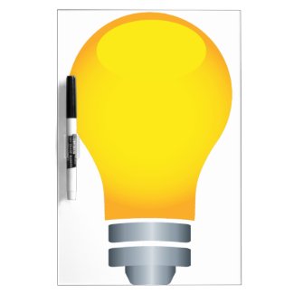 Light Bulb Dry-erase Whiteboard