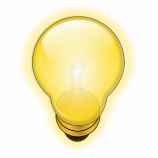 Light Bulb Photo Cut Outs