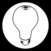 light bulb stickers