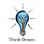 Light Bulb Tree Think Green T Shirts