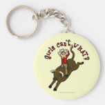 Light Bull Rider Key Chain