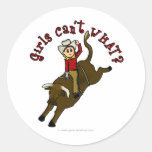 Light Bull Rider Stickers