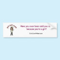 Light Chef Girl bumper stickers