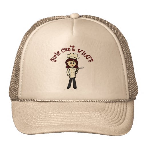 Light Chef Girl Mesh Hats