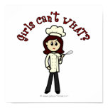 Light Chef Girl Print