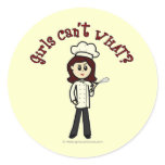 Light Chef Girl Stickers
