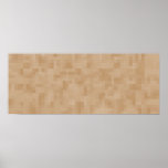 Light Coffee Brown Color Abstract Pattern. Posters