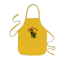 Light Computer Girl Apron